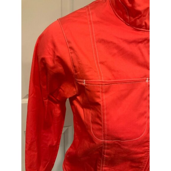 Nike Dark Coral Pink Lightweight Zip-Up Jacket W/ Snap Cuffs, Size XS, NWT! - Picture 3 of 11
